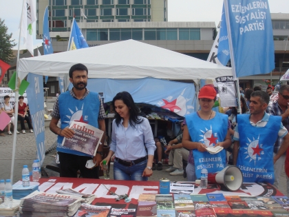 Die ESP auf dem Taksim Platz