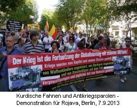 Kurdische Demonstration in Berlin