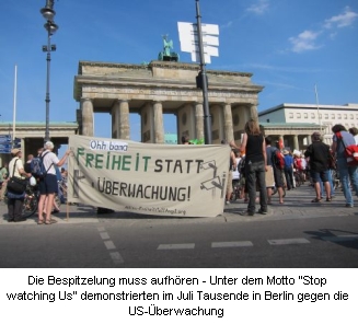 Demo gegen NSA