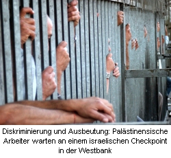 Arbeiter in der Westbank