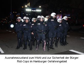 Im Gefahrengebiet