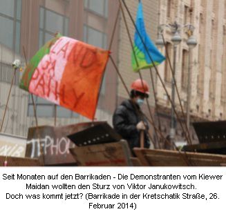 Barrikade in Kiew