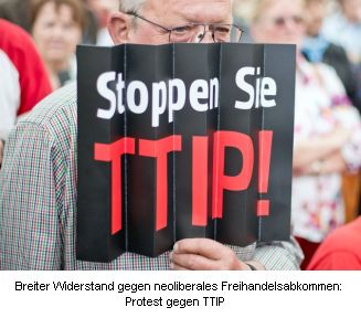 Protest gegen TTIP 