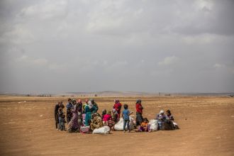 Flüchtlinge aus Kobani 