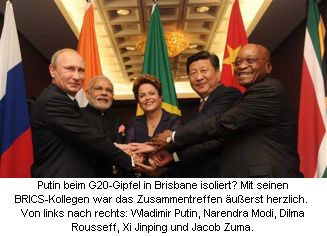 Putin Brics g20 2014 Brisbane
