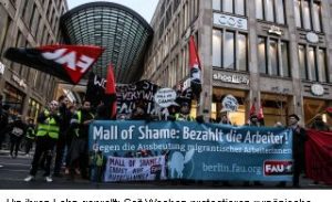 Protest vor der