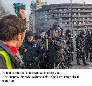 Presse bei Blockupy