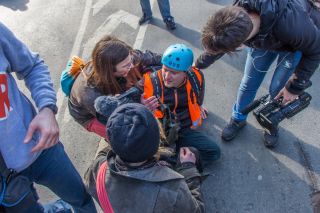 Presse bei Blockupy