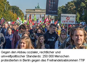 Protest gegen TTIP