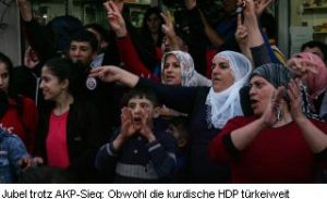 Freude über HDP-Stimmen