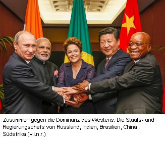 Staatschefs der BRICS