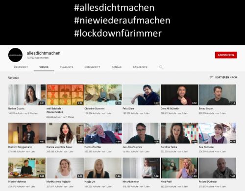 Der Youtube-Kanal von #allesdichmachen