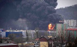 Raketeneinschläge Lviv